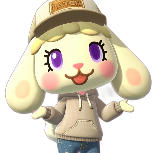 hat, staff, jacket, animal transparent PNG cut-out