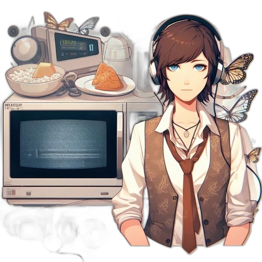 food, staff, mask, robot transparent PNG cut-out