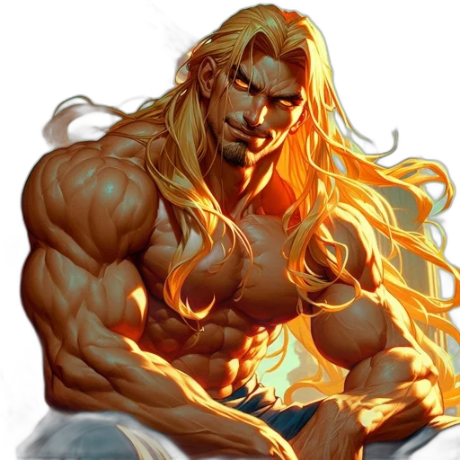 hair, fantasy art, comic book art, concept art transparent PNG cut-out