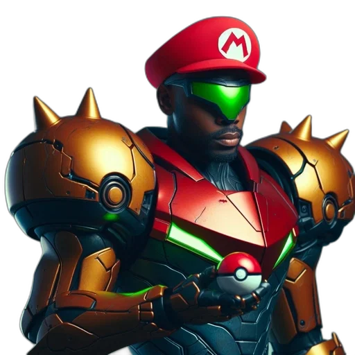 weapon, robot, mask, staff transparent PNG cut-out