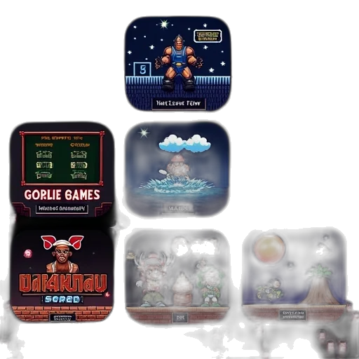 pixel art, concept art, game, interface transparent PNG cut-out