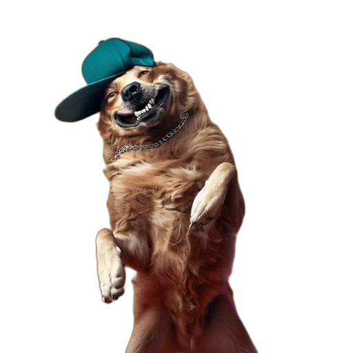 hat, animal, staff, creature transparent PNG cut-out