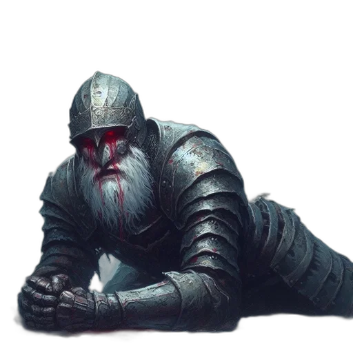 sword, creature, robot, face transparent PNG cut-out
