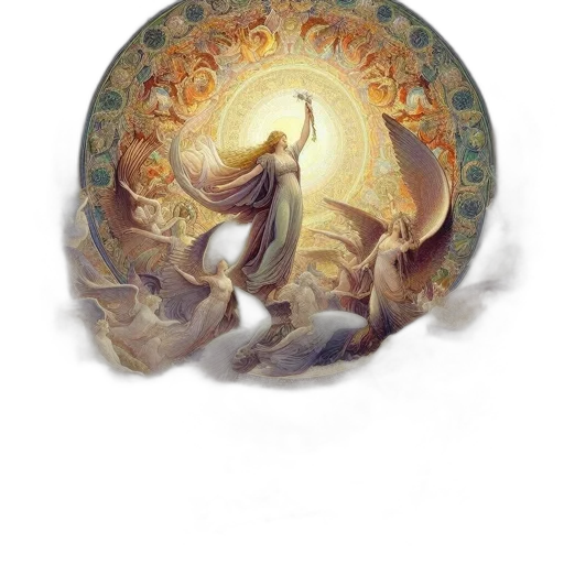 dragon, jewelry, hat, staff transparent PNG cut-out
