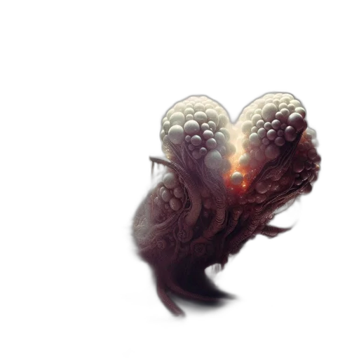 hair, dragon, creature, mask transparent PNG cut-out