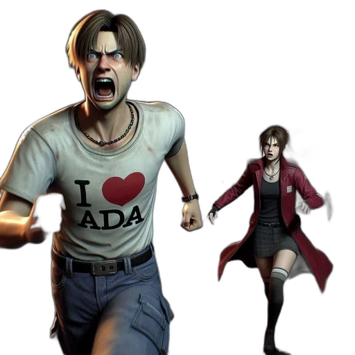 jacket, concept art, 3d render, two transparent PNG cut-out