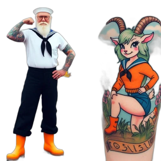 concept art, cartoon, comic book art, anime transparent PNG cut-out
