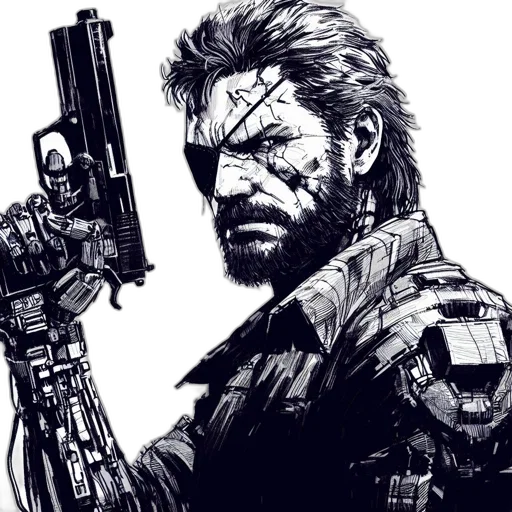 weapon, comic book art, concept art, cyberpunk transparent PNG cut-out