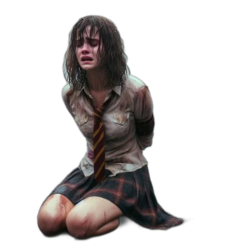 jacket, dress, face, creature transparent PNG cut-out