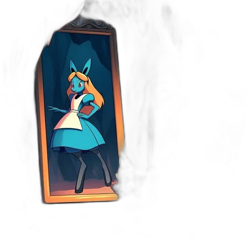 dress, staff, mask, crown transparent PNG cut-out