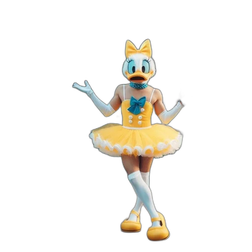 dress, crown, animal, creature transparent PNG cut-out