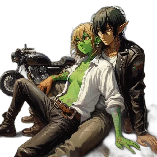 concept art, fantasy art, comic book art, photorealistic transparent PNG cut-out