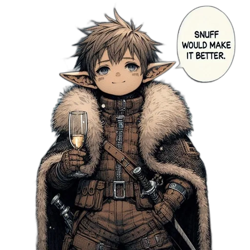weapon, jacket, sword, comic book art transparent PNG cut-out