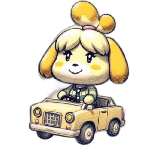 car, animal, staff, creature transparent PNG cut-out