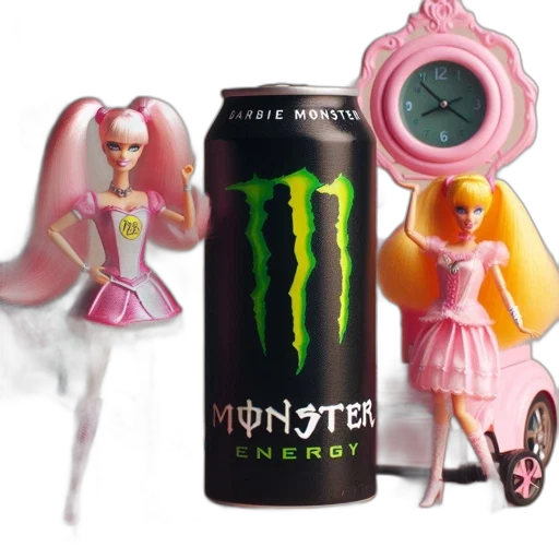 creature, food, vaporwave, 3d render transparent PNG cut-out
