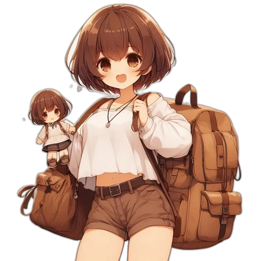 jacket, staff, weapon, robot transparent PNG cut-out
