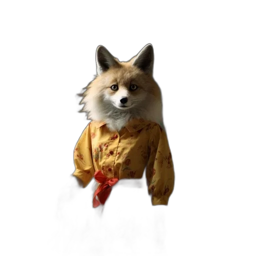 animal, jacket, staff, creature transparent PNG cut-out