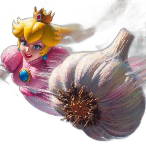 crown, hair, dress, weapon transparent PNG cut-out