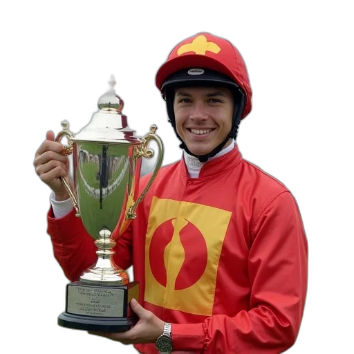 staff, crown, jockey, poses transparent PNG cut-out