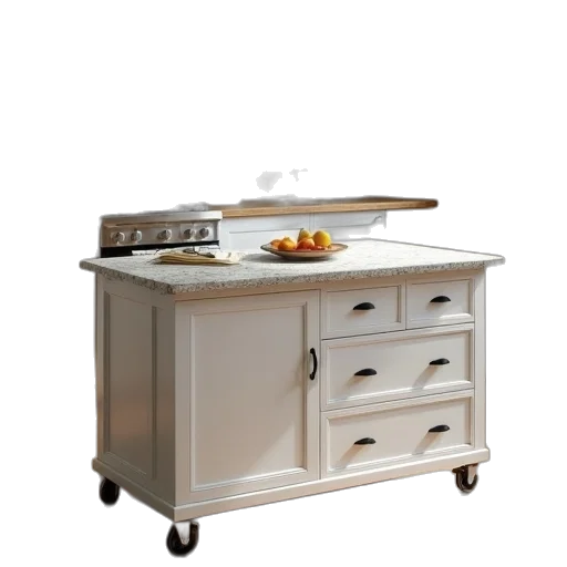furniture, food, 3d render, portable transparent PNG cut-out