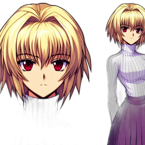hair, anime, pixel art, concept art transparent PNG cut-out