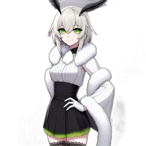 dress, animal, creature, staff transparent PNG cut-out