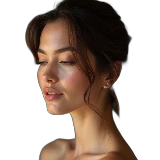 jewelry, face, hair, crown transparent PNG cut-out