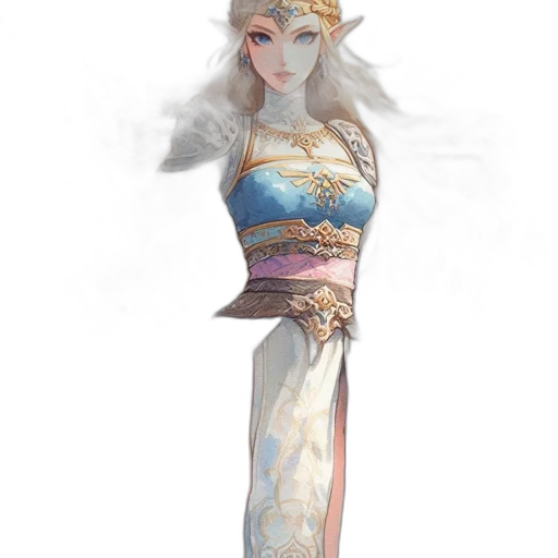 dress, staff, sword, weapon transparent PNG cut-out