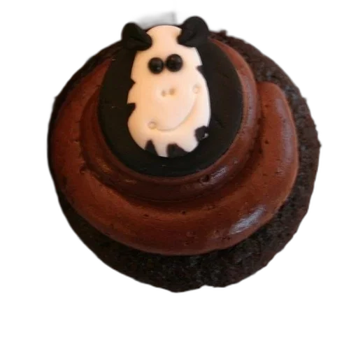 food, 3d render, chocolate, cupcake transparent PNG cut-out
