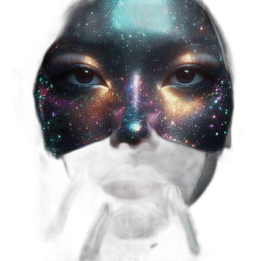 mask, face, robot, crown transparent PNG cut-out
