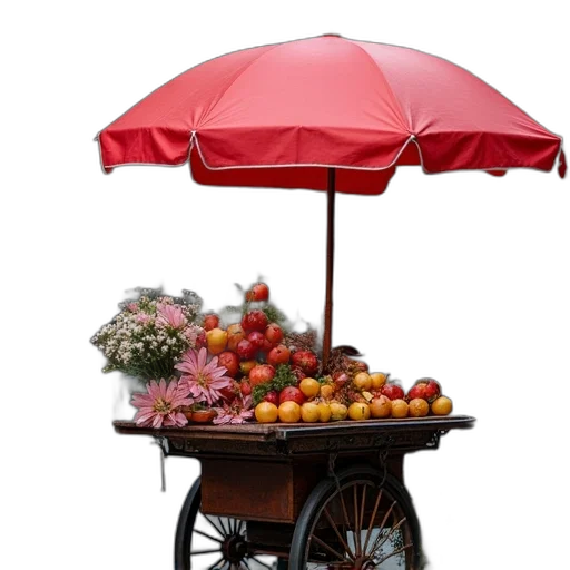 umbrella, furniture, food, staff transparent PNG cut-out