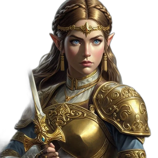 sword, staff, crown, face transparent PNG cut-out