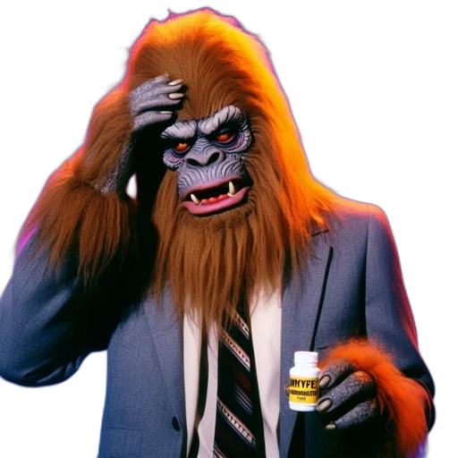 creature, mask, animal, concept art transparent PNG cut-out