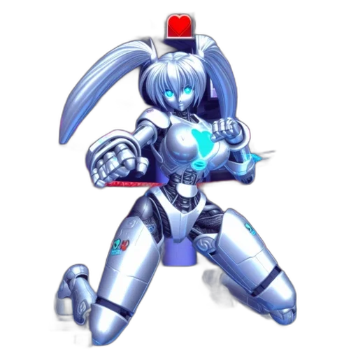 robot, weapon, staff, concept art transparent PNG cut-out