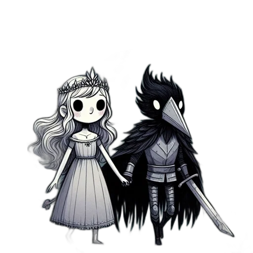 mask, crown, dress, concept art transparent PNG cut-out