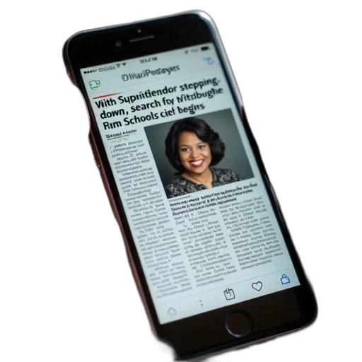 news, article, smartphone, screen transparent PNG cut-out