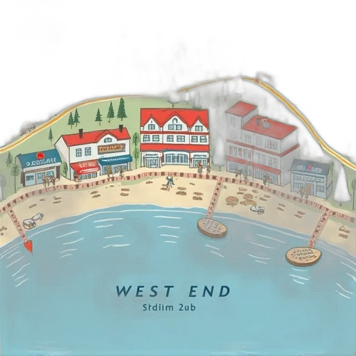 concept art, 3d render, watercolor, beach transparent PNG cut-out