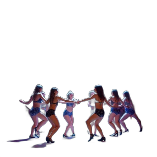 concept art, pixel art, 3d render, vaporwave transparent PNG cut-out