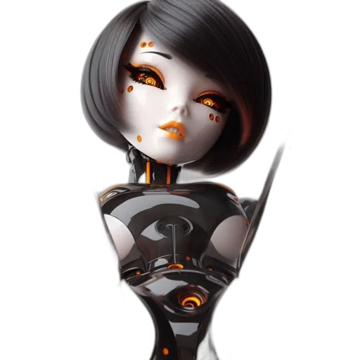 robot, staff, jewelry, mask transparent PNG cut-out