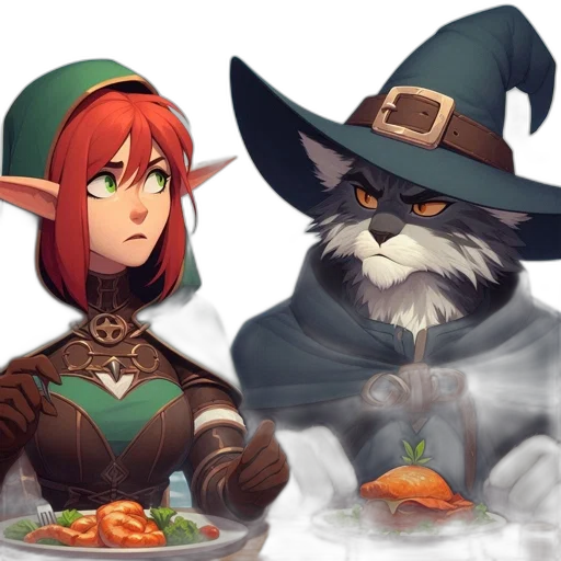 food, fantasy art, concept art, pixel art transparent PNG cut-out