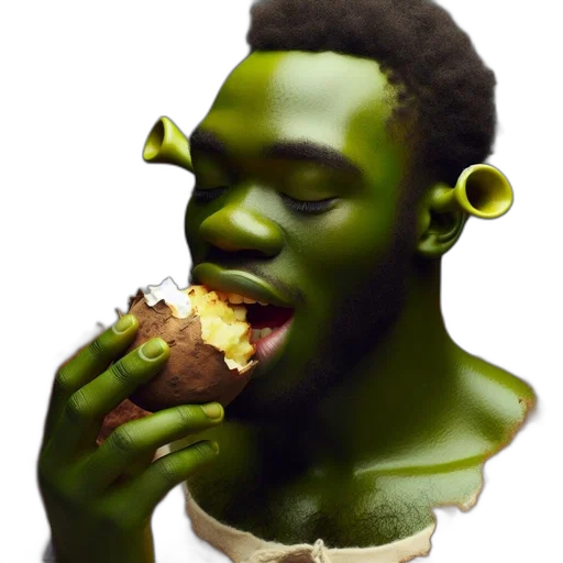 food, creature, face, animal transparent PNG cut-out