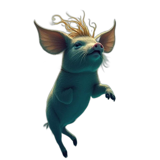 creature, animal, dragon, staff transparent PNG cut-out