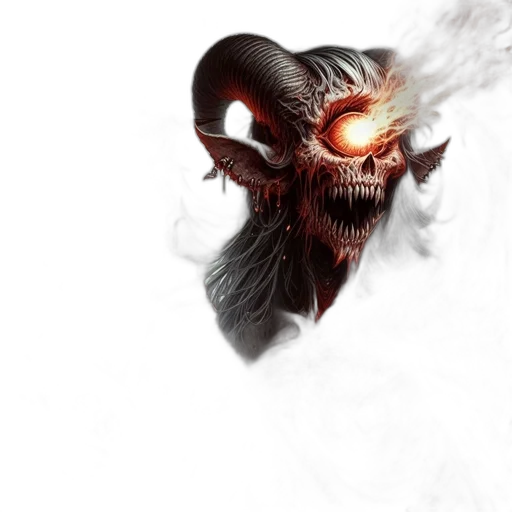 mask, dragon, face, staff transparent PNG cut-out