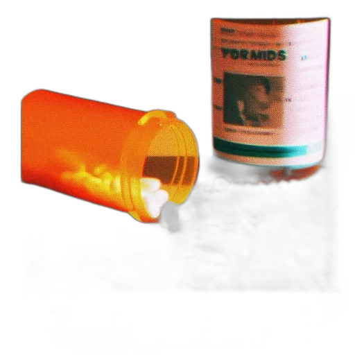 bottle, weapon, 3d render, vaporwave transparent PNG cut-out