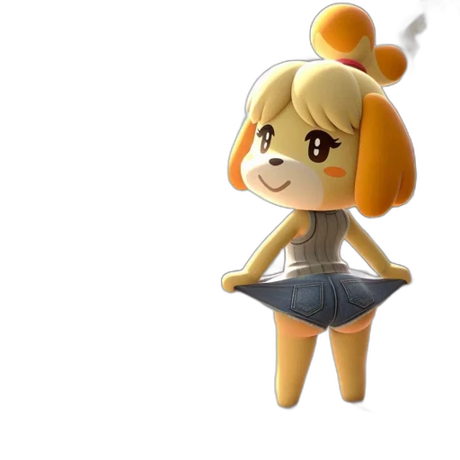 dress, staff, 3d render, concept art transparent PNG cut-out