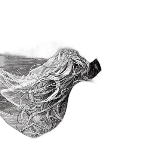 hair, mask, dress, crown transparent PNG cut-out
