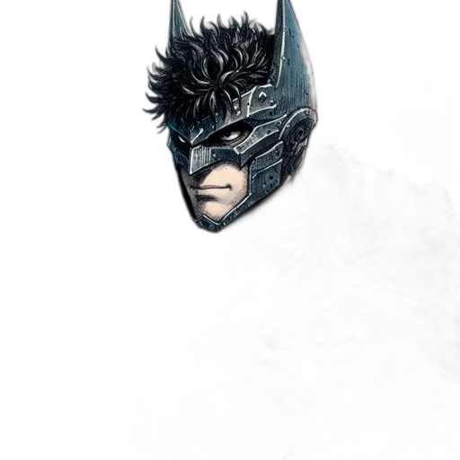 mask, face, comic book art, concept art transparent PNG cut-out