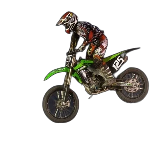 3d render, photorealistic, concept art, motocross transparent PNG cut-out