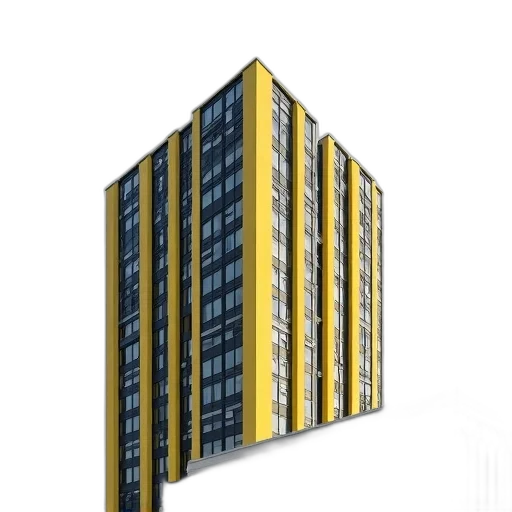 building, 3d render, photorealistic, concept art transparent PNG cut-out
