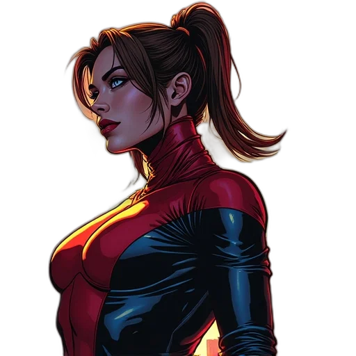 comic book art, concept art, cartoon, pixel art transparent PNG cut-out